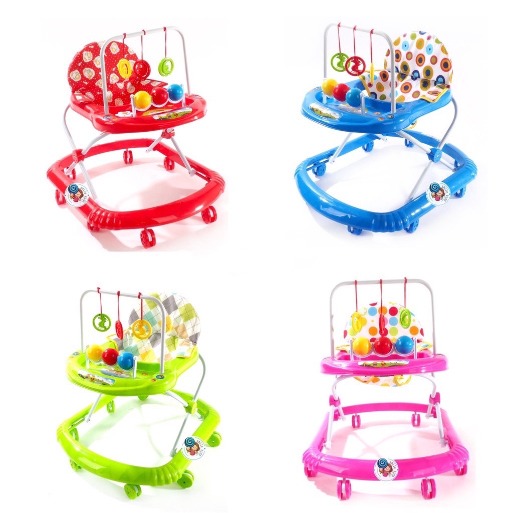 Sound-Making Walker, Round Car, Baby Walker Three-Color Ball Walker with Toys and Music ราคา  379 บาท*ส่งฟรี