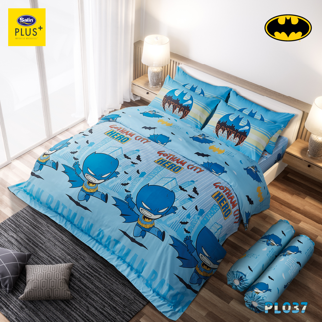 [New Arrival] Satin Plus ผ้านวม ขนาด 60x80 Batman ลิขสิทธิ์แท้100% ราคา 590 บาท*ส่งฟรี