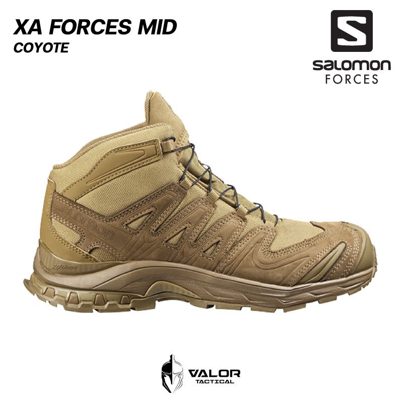 Salomon รุ่น XA Forces Mid EN สีทราย Coyote รองเท้าผู้ชาย รองเท้าทหาร รองเท้าคอมแบท รองเท้าเดินเข้า รองเท้าผ้าใบ ราคา 7,200 บาท*ส่งฟรี