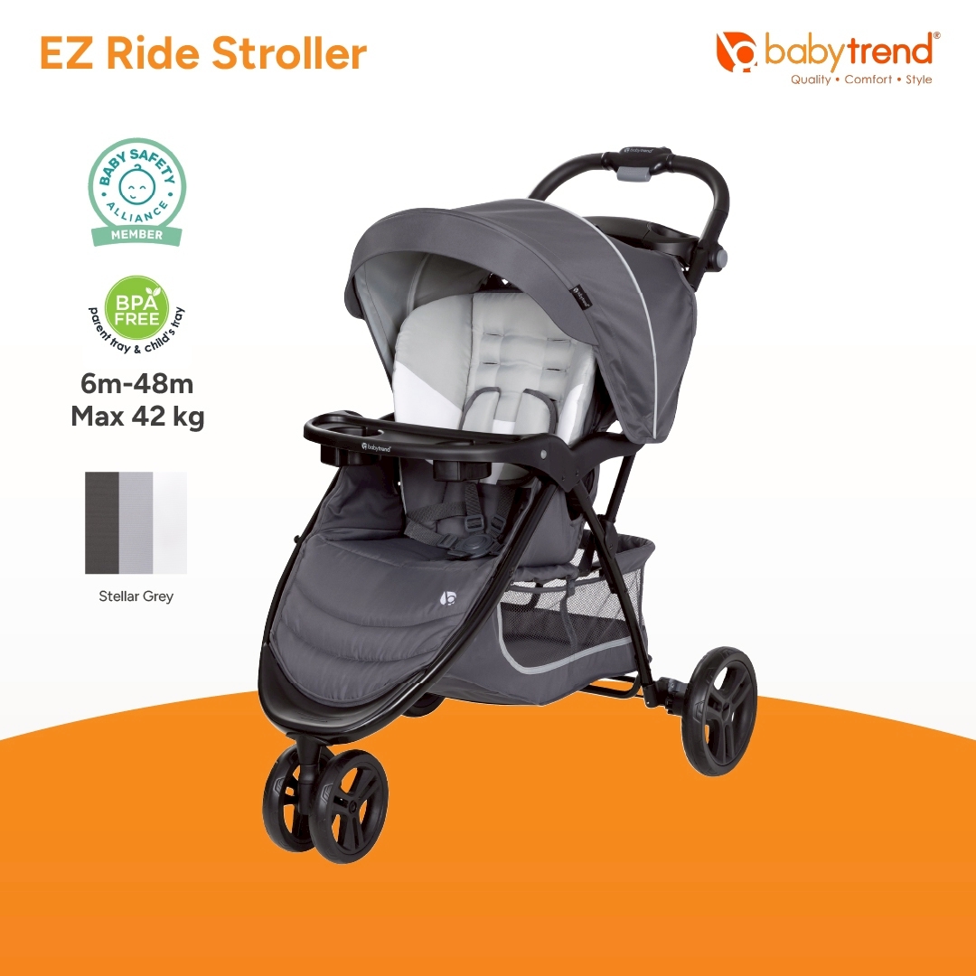 Baby Trend - Ez Ride Stroller, a 3-Wheel Stroller Designed for Agility and Easy Turning.