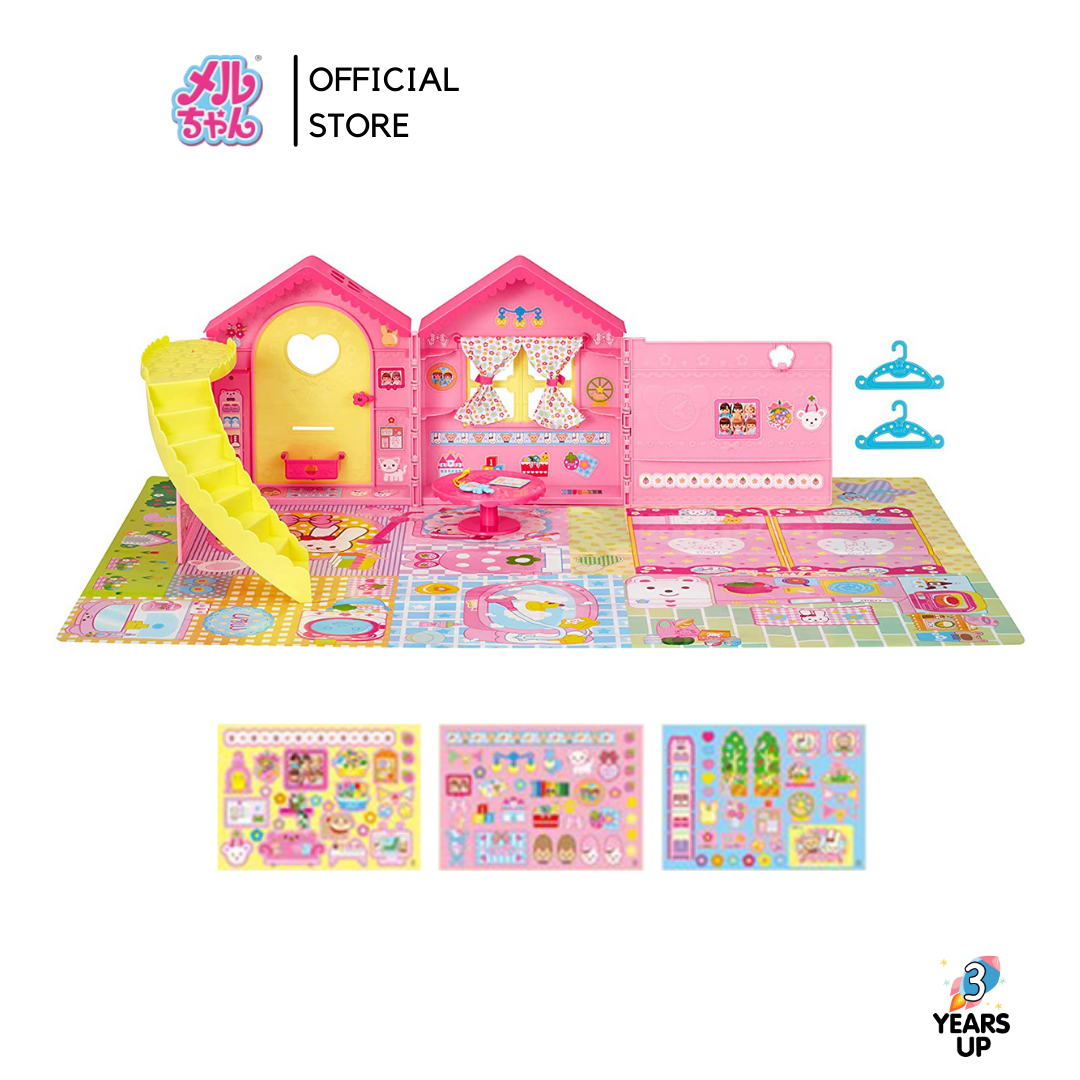 MELL CHAN® Doll House メルちゃん ツなかよしハウス Mellchan Japanese Educational Baby Girl Toys ราคา 2,457 บาท*ส่งฟรี