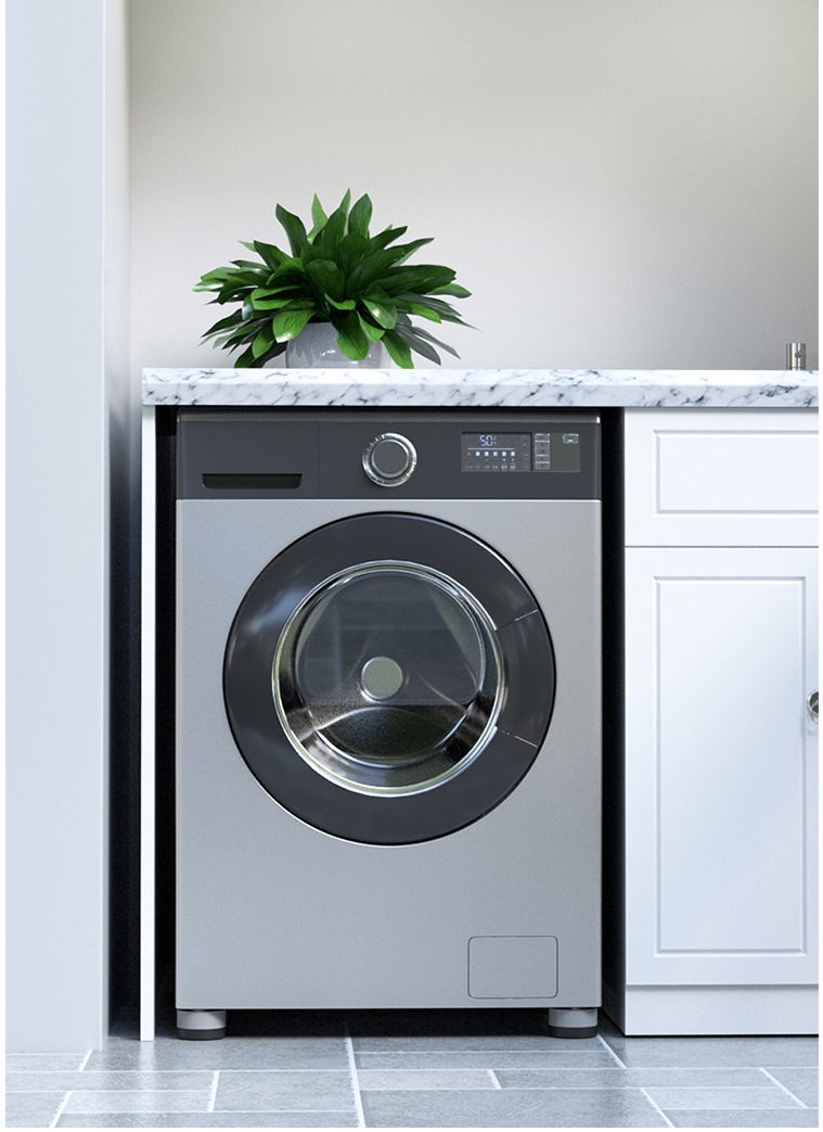 มุมมองเพิ่มเติมของสินค้า 4Pcs ขารองเครื่องซักผ้า ที่รองเครื่องซักผ้า ตู้เย็น โต๊ะ เพิ่มความสูง กันลื่น ลดเสียง แรงกระแทก ขารองถังซักผ้า ฐานรองเครื่องซักผ้า