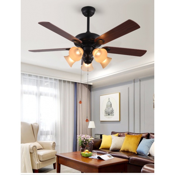 EILON โคมไฟพัดลมเพดานคลาสสิค ZW-0004/5P-5 ราคา 4,590 บาท*ส่งฟรี