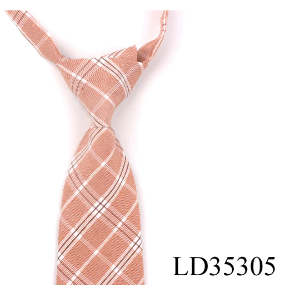 เนคไท เน็คไท สำหรับผู้หญิง Men Women Neck Tie Cotton Boys Girls Ties Slim Plaid Necktie For Gifts Casual Novelty Rubber Tie Adjustable Neckties
