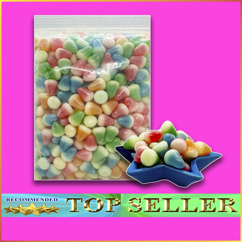 Candy 1 kg. Gummy Candy Mixed fruit flavor Grade AA+ Crispy Jelly Candy Ready to Eat delicious chewy fun to chew ราคา 29 บาท*ส่งฟรี