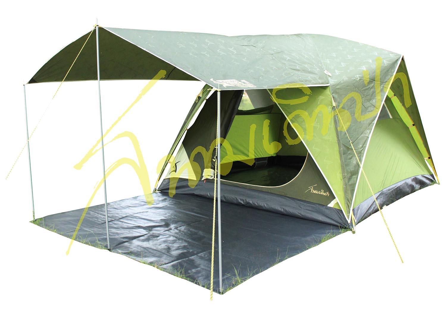 ดูภาพ Field and Camping เต็นท์ Terrace IV ขนาด 240x(240+180)x180 ซม.สีเขียวขี้ม้า-เขียวอ่อน <br/>เพิ่มเติม Field and Camping เต็นท์ Terrace IV ขนาด 240x(240+180)x180 ซม.สีเขียวขี้ม้า-เขียวอ่อน