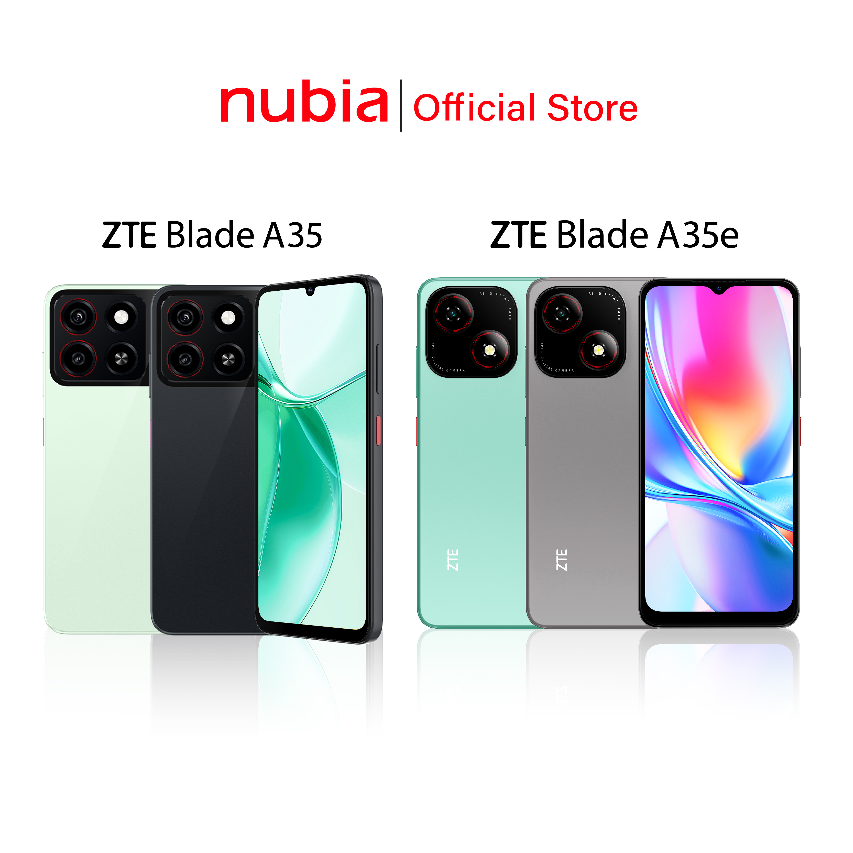 ZTE Blade A35 / ZTE Blade A35e - รับประกันศูนย์ไทย18เดือน ราคา 1,999 บาท*ส่งฟรี