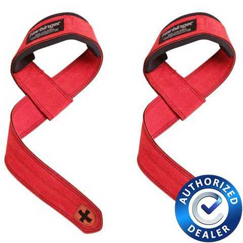Harbinger | Padded Real Leather Lifting Straps ราคา 1,882 บาท*ส่งฟรี