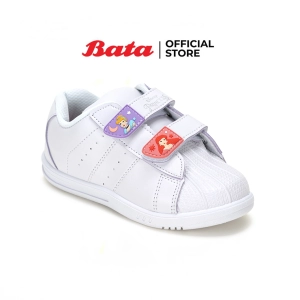 สินค้า Bata บาจา B G รองเท้านักเรียน รองเท้าผ้าใบนักเรียน ลายเจ้าหญิง สำหรับเด็กผู้หญิง รุ่น BTS Princess สีขาว รหัส 3411819