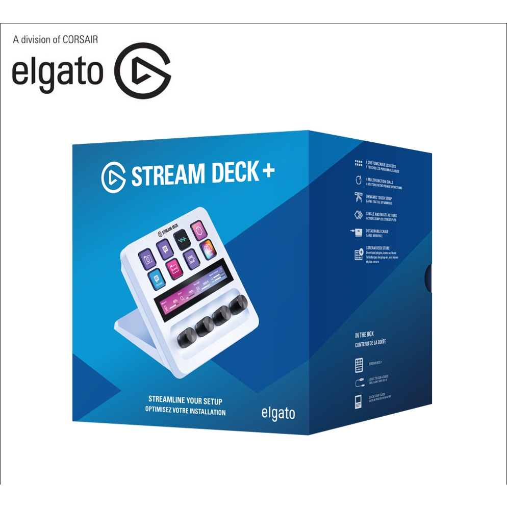 ELGATO Streaming STREAM DECK + WHITE ราคา 7,940 บาท*ส่งฟรี