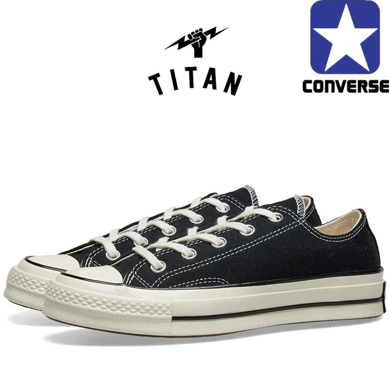 Converse 1970 วินาทีสีดำรองเท้าผู้ชายรองเท้าต่ำบนรองเท้าสูงด้านบนรองเท้าผู้หญิงรองเท้าผ้าใบรองเท้าลำลองรองเท้าผ้าใบ 162050c / 162058c