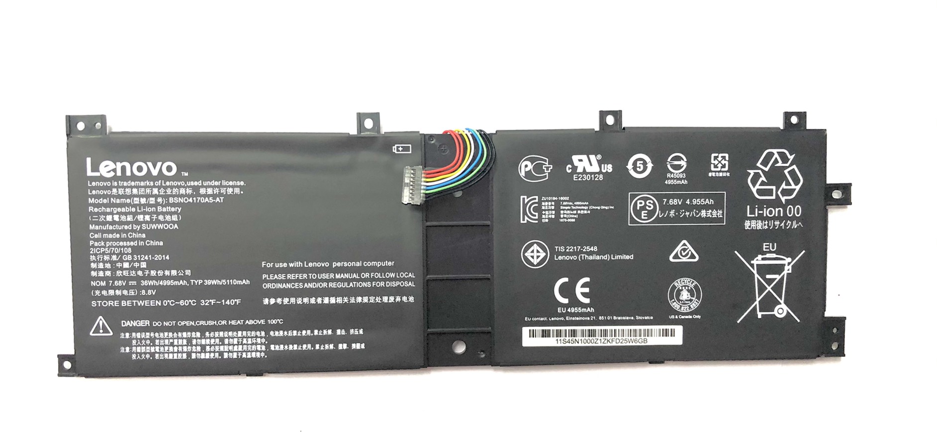คำอธิบายเพิ่มเติมเกี่ยวกับ แบตเตอรี่ โน๊ตบุ๊ค Battery Notebook Lenovo Miix 520-12IKB 510-12IKB Series 7.68V