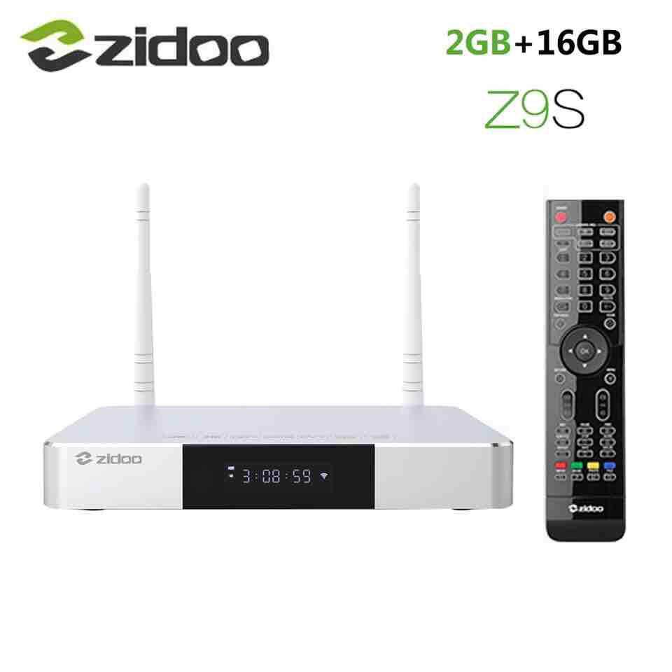 สอนใช้งาน  ลพบุรี Zidoo Z9S Smart Android 7.1 TV Box 1000M LAN 4K HDR Set Top Box Realtek RTD1296DD 2GB RAM 16GB ROM SATA 3.0 Media Player
