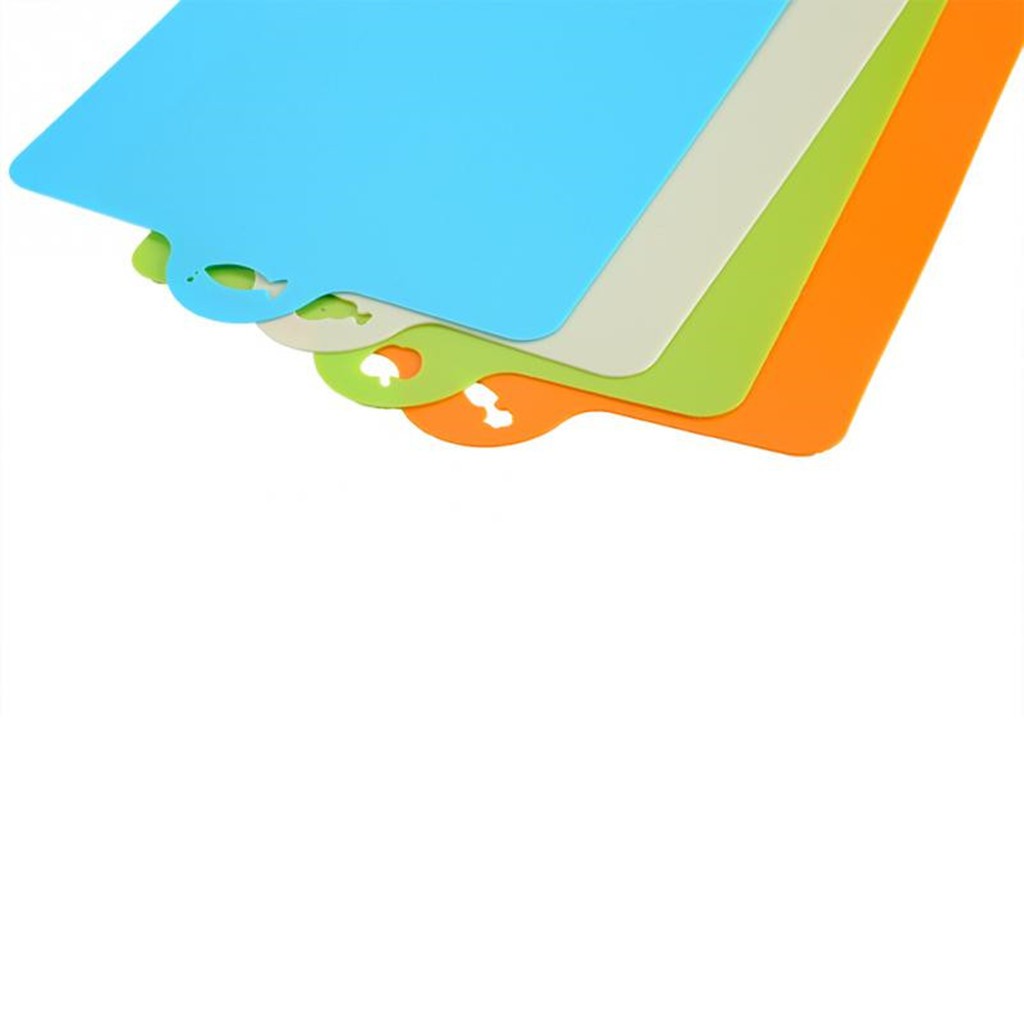 Liflicon Silicone Chopping Board 9.1x 7.1Non-slip Cutting Board Flexible  Tableware Mats for Fruit