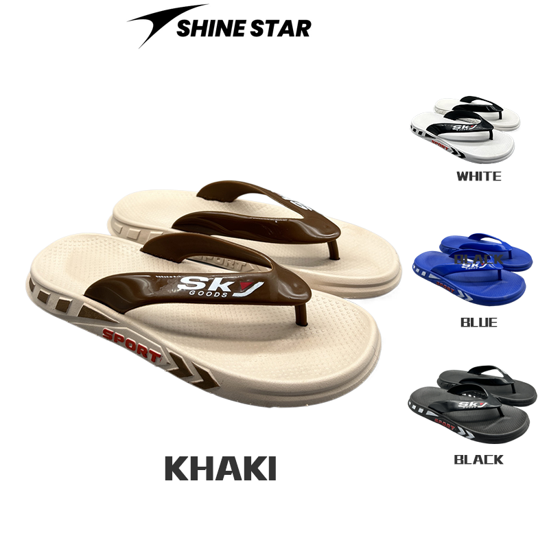 รองเท้าแตะผู้ชายฤดูร้อนแฟชั่นรองเท้าแตะผู้ชายแฟชั่นระดับสูงสวมใส่สบายกันลื่น และกันลื่นบนชายหาดทรายกันลื่น ใช้ได้กับเทศกาลสงกรานต์ กันน้ำ กันลื่น รองเท้าไปทะเล  ราคา 70 บาท*ส่งฟรี