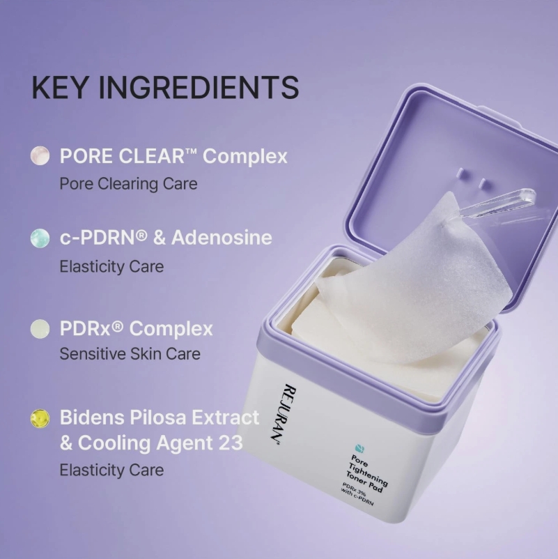 Rejuran Pore Tightening Toner Pad Rejuran Pore Tightening Toner Pad ราคา 1,000 บาท*ส่งฟรี