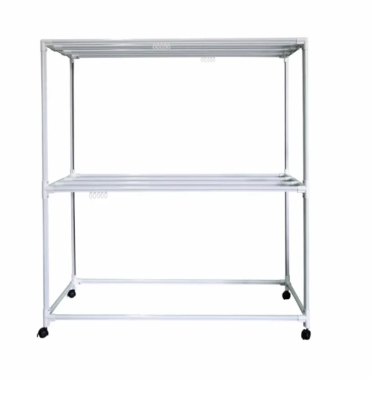 JJLshopdee-ราวตากผ้าเหล็กเคลือบสี ขนาด 60x150x162 ซม. ราคา 1,499 บาท*ส่งฟรี