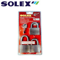 SOLEX KEY ALIKE 3:1 กุญแจคล้องสแตนเลส SUS 304 ระบบลูกปืน