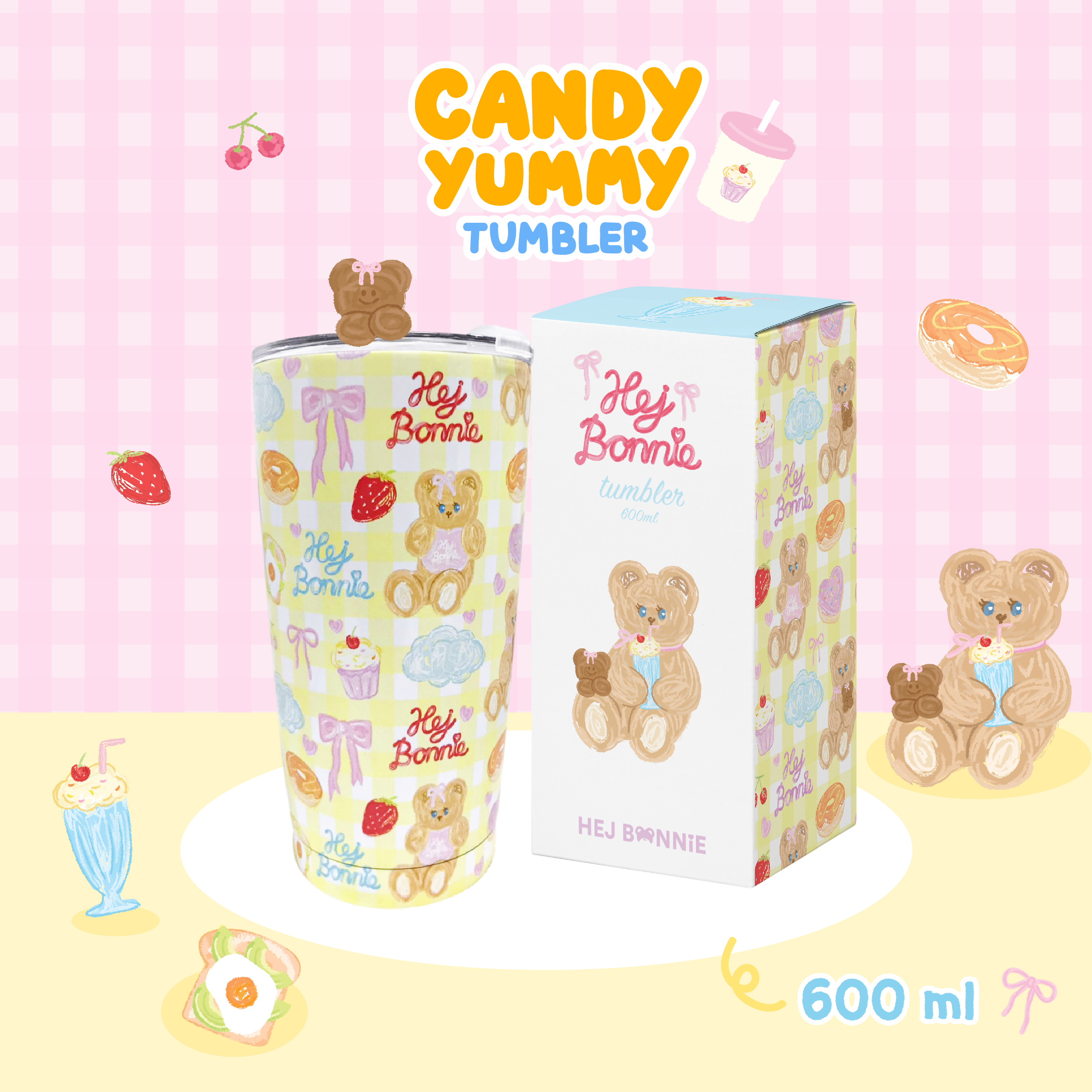 Candy Yummy Tumbler l Hej Bonnie Official ราคา 790 บาท*ส่งฟรี