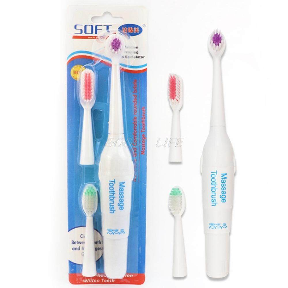  เชียงใหม่ แปรงสีฟันไฟฟ้าพลาสติกป้องกันสิ่งแวดล้อมมอเตอร์สั่นสะเทือนแบบพกพาที่ใช้ในครัวเรือนหัวเปลี่ยนแปรงสีฟันนุ่ม Electric Toothbrush Plastic Environmental Protection Motor Vibration Portable Household Replaceable Head Soft Toothbrush