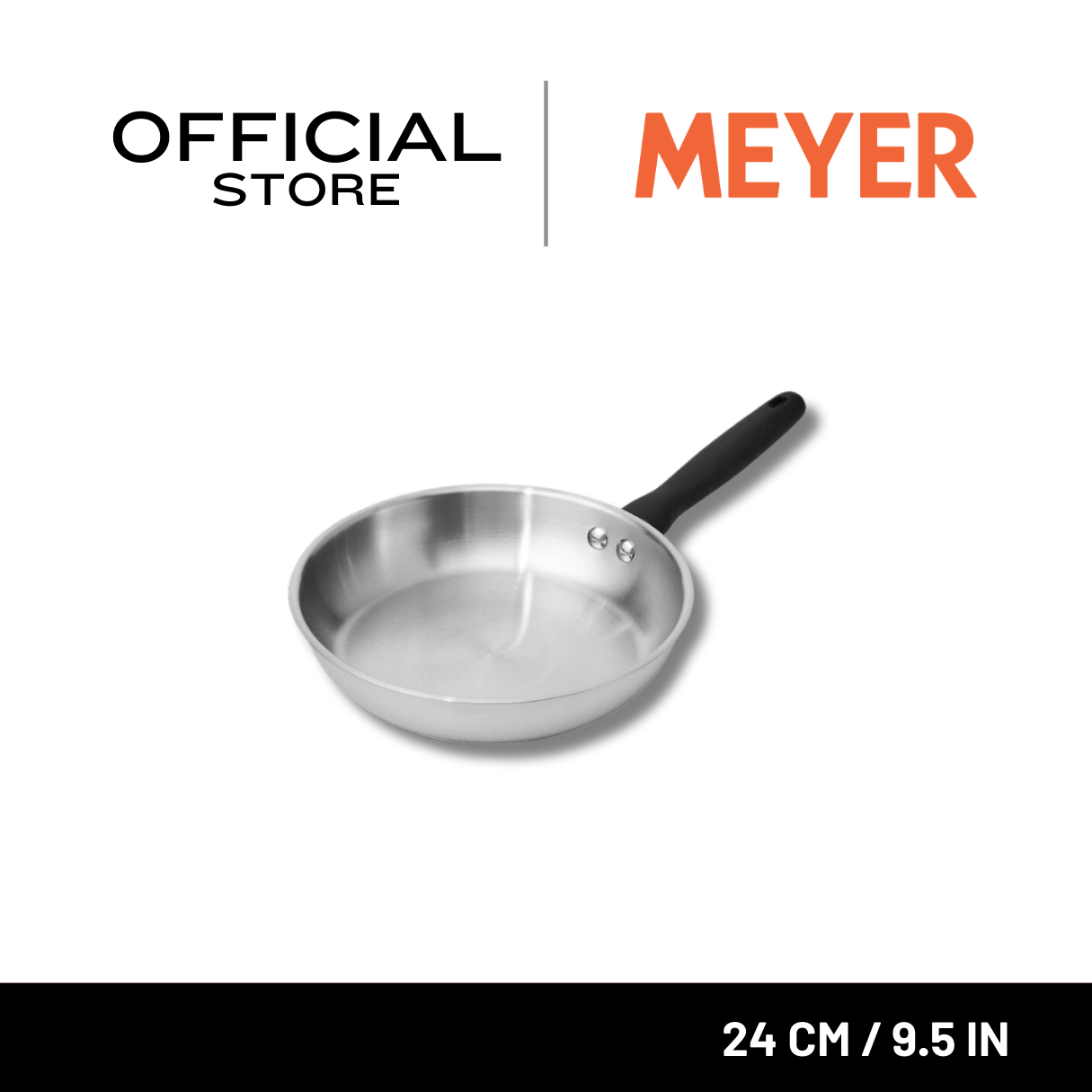 MEYER LUNA SS 24CM/9.5" OPEN FRYPAN ราคา 745 บาท*ส่งฟรี