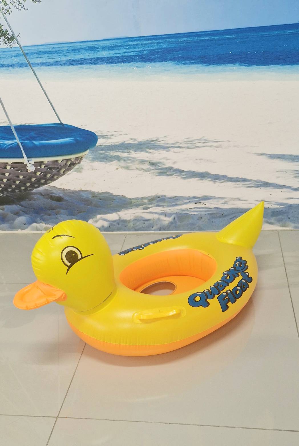 Children's Rubber Ring with Legs, Junior Duck, 72cm. (Bag) Sy-A0660 ราคา 109 บาท*ส่งฟรี