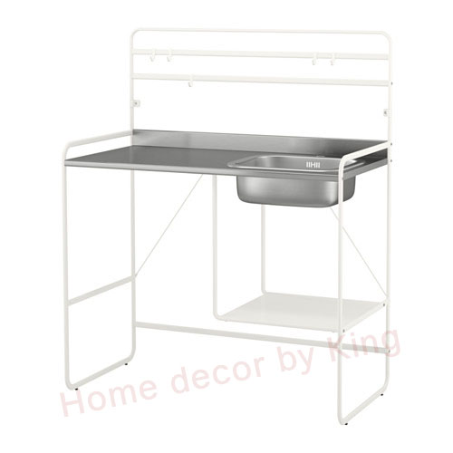 เครื่องมือช่างและอุปกรณ์ปรับปรุงบ้าน อ่างล้างจาน , ครัวขนาดเล็ก 112x56x139 ซม ราคา 15,900 บาท*ส่งฟรี