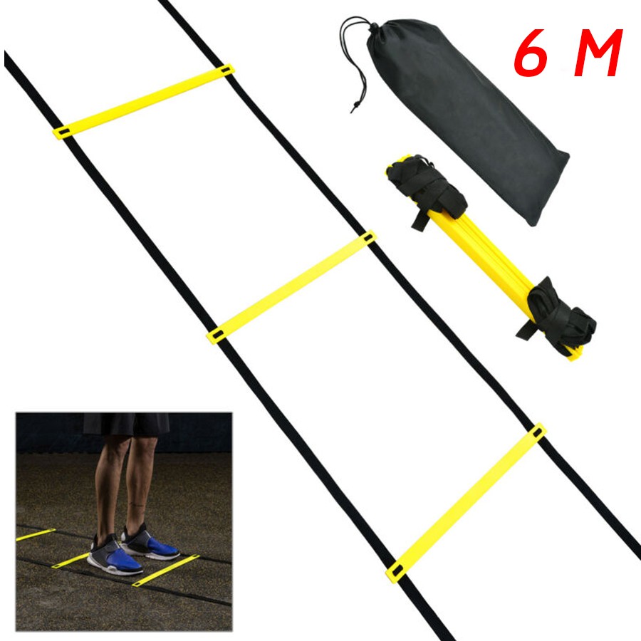 Hot Sale บันไดสปีดแลดเดอร์ Speed Agility Ladder บันไดฟิตเนส บันไดวิ่ง บันไดฝึกความคล่องตัว อุปกรณ์ฝึกซ้อมสำหรับนักกีฬา ราคาถูก อุปกรณ์ ซ้อม ฟุตบอล อุปกรณ์ กีฬา ฟุตบอล อุปกรณ์ ฝึก ซ้อม ฟุตบอล อุปกรณ์ ซ้อม บอล