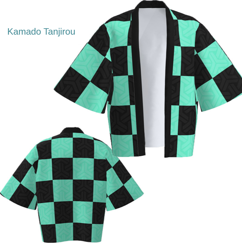 【COD】Anime Demon Slayer Kimetsu No Yaiba Kamado Tanjirou Agatsuma Zenitsu Kochou Shinobu เด็กผู้ใหญ่เสื้อคลุมชุดนอนกิโมโน Cosplay Costume Kid/Adult Kimono Haori Shirt ชุดคอสเพลย์ เสื้อดาบพิฆาตอสูร ชุดชิโนบุ ชุดดาบพิฆาตอสูร