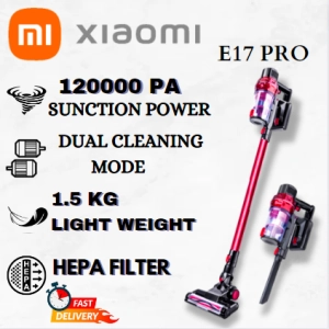 ภาพหน้าปกสินค้าXiaomi E17 แรงดูดสูงปรับระดับได้ เครื่องดูดฝุ่นไร้สาย พร้อมหัวไร้สายแบบชาร์จใหม่ได้ Cordless Vacuum Cleaner Super Power Sn ซึ่งคุณอาจชอบสินค้านี้