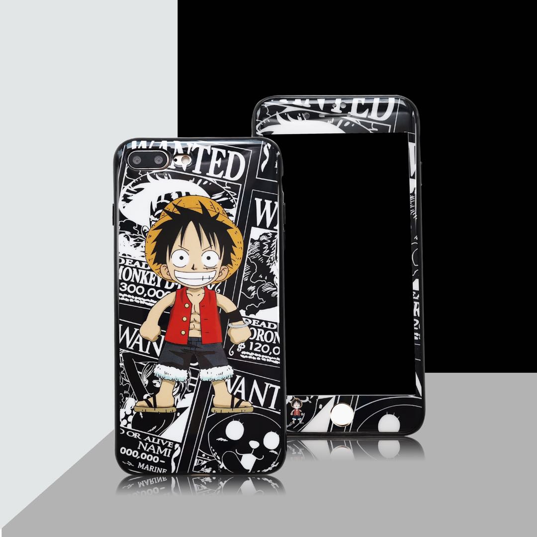 เคสนิ่ม+ฟิลม์กระจกลายการ์ตูน รุ่น OPPO A3S,A5S,A83,A71,F9