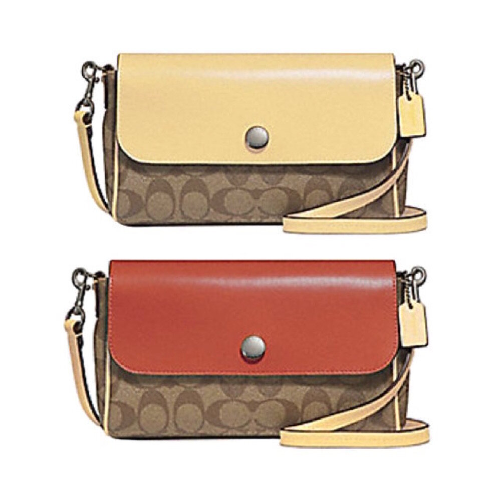 Coach reversible crossbody hot sale in signature coated canvas