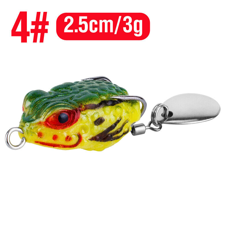 Umpan Katak 13.5cm 9g Fishing Jump Frog Lure Hard Bait Lure with