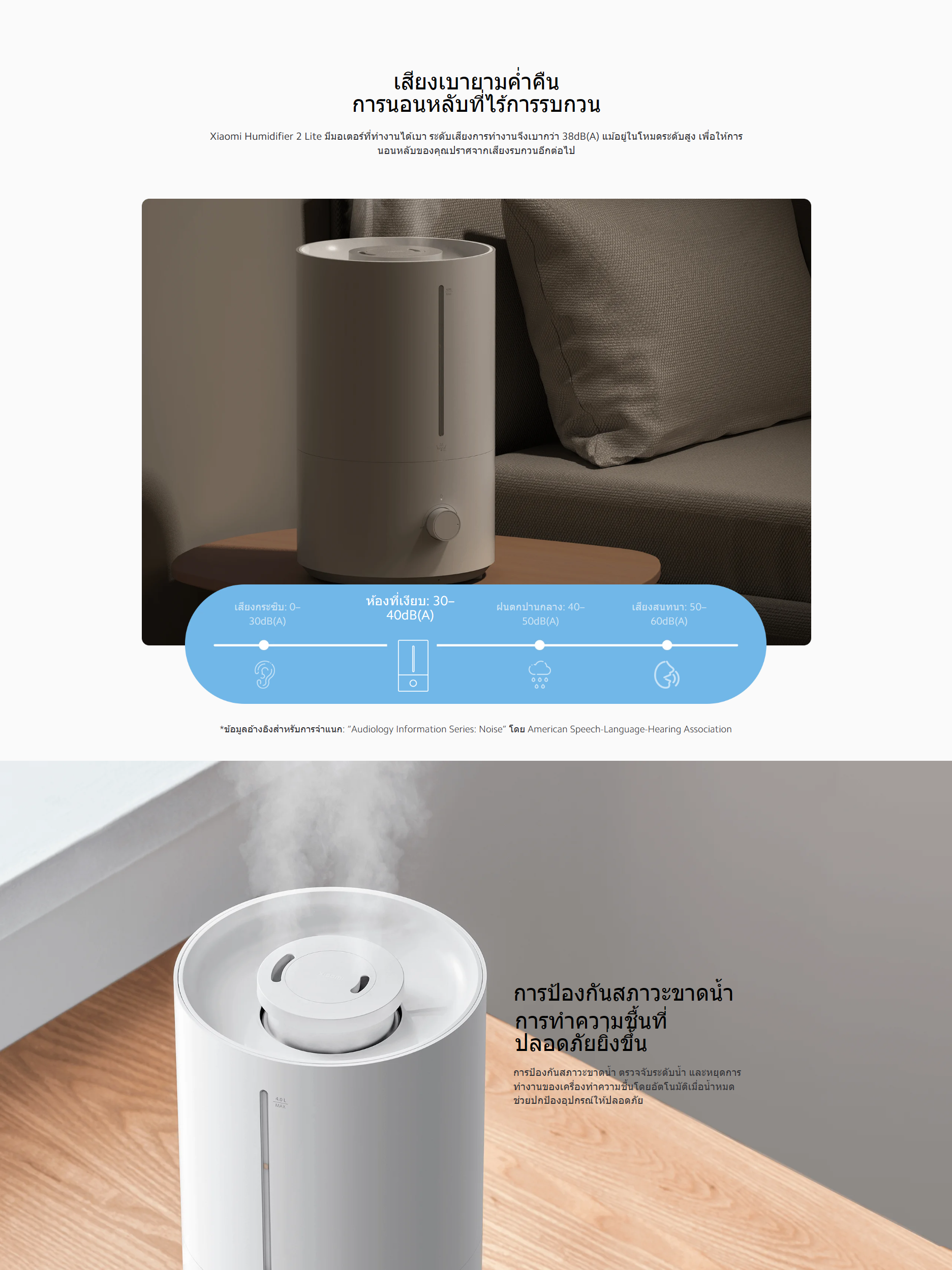 Xiaomi Mi Humidifier 2 Lite EU (42915) เครื่องเพิ่มความชื้น ของแท้ ...