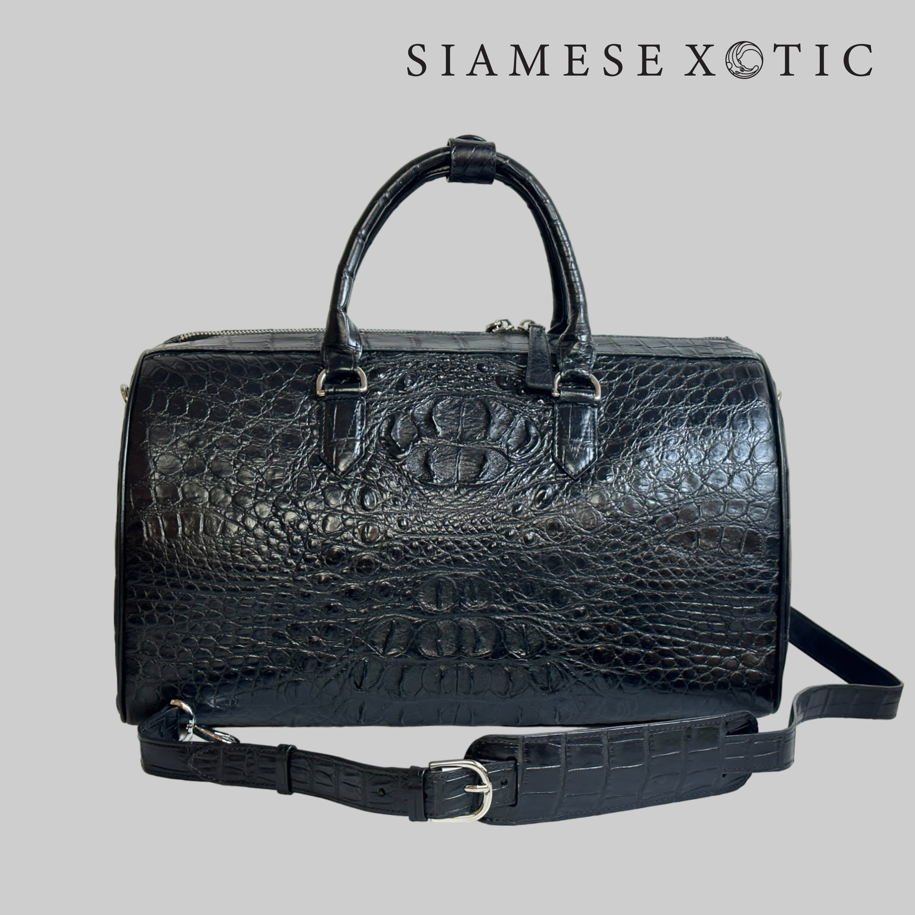 Siamese Xotic / Xo Duffle 529 กระเป๋าทรงถือหนังกระดูก ราคา 35,000 บาท*ส่งฟรี