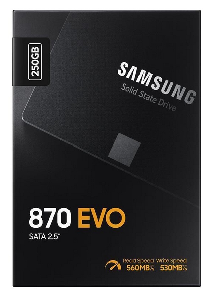 SSD SAMSUNG 8700EVO 250GB/5ปี ราคา 1,690 บาท*ส่งฟรี