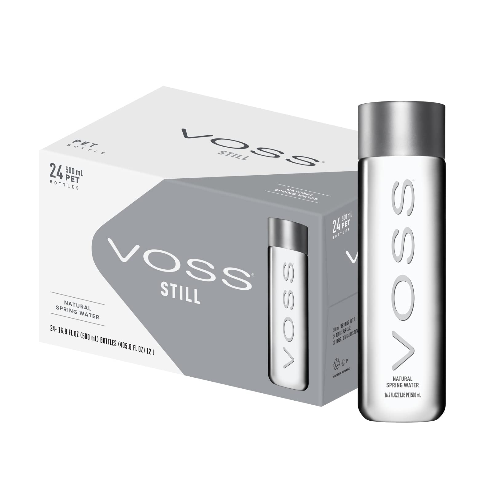 Voss Mineral Water Still Glass 375 ml. น้ำแร่ธรรมชาติ VOSS Still ขวดแก้ว 375 มล. ราคา 2,000 บาท*ส่งฟรี