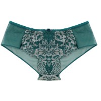 Annebra กางเกงใน ทรงบอยเลค ผ้าลูกไม้ Boyleg Panty รุ่น AU3-816 ตกเเต่งด้วยลูกไม้ด้านหน้า สีชมพู, สีเขียว