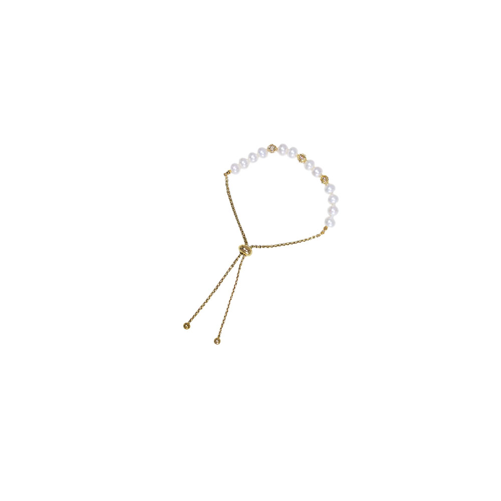 PEARL BIJOU สร้อยข้อมือไข่มุกน้ำจืดสีขาวค็อลเลคชั่น "White Cloud" ราคา 1,960 บาท*ส่งฟรี