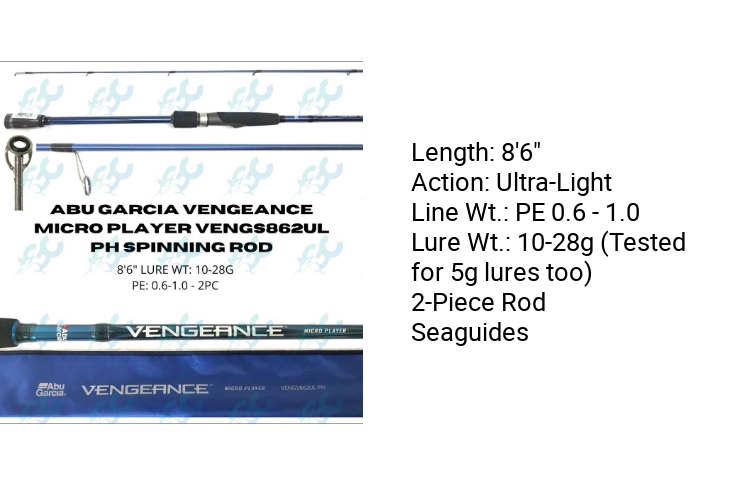 SALE GOODCATCH VANQUISH S732L L/UL 7'3 SPINNING ROD 2 tips Light