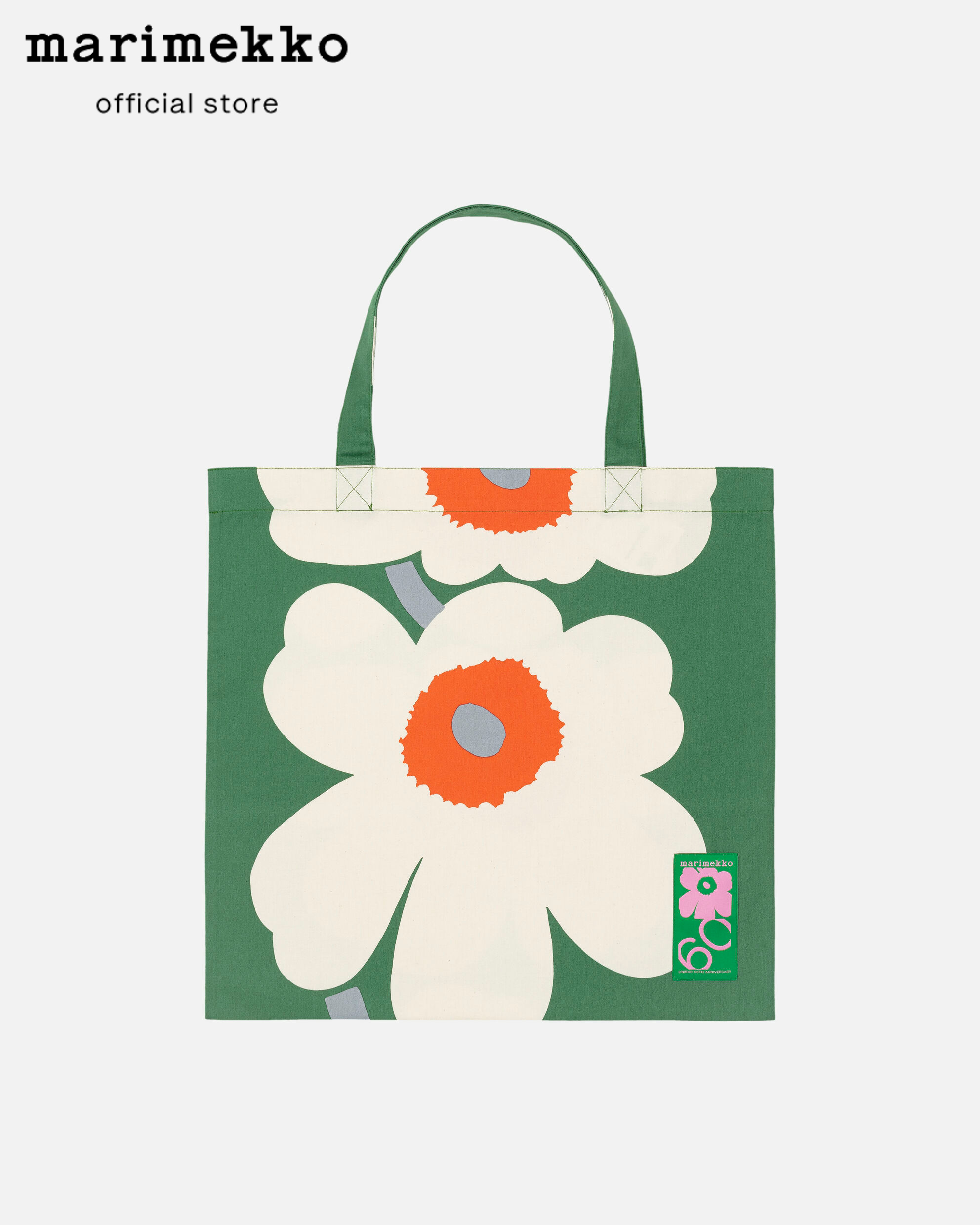 MARIMEKKO UNIKKO 60TH ANNIV. BAG 43X44 กระเป๋า กระเป๋าผ้า ลายดอกไม้ ขนาด 43x44CM ราคา 1,767 บาท*ส่งฟรี