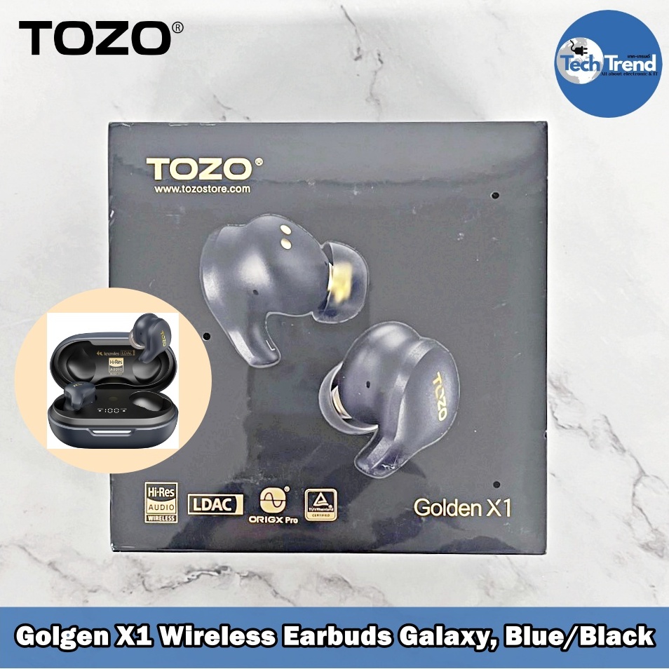 Golgen X1 Wireless Earbuds Galaxy, Blue/Black หูฟังไร้สาย เสียงความละเอียดสูง ตัดเสียงรบกวน ราคา 7,950 บาท*ส่งฟรี