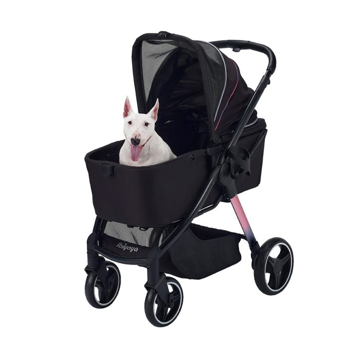 Ibiyaya รถเข็นสุนัข รถเข็นสัตว์เลี้ยง แบบ4ล้อ FS2102 Retro Luxe Pet Stroller รับน้ำหนักได้ 35 Kg. ราคา 16,975 บาท*ส่งฟรี