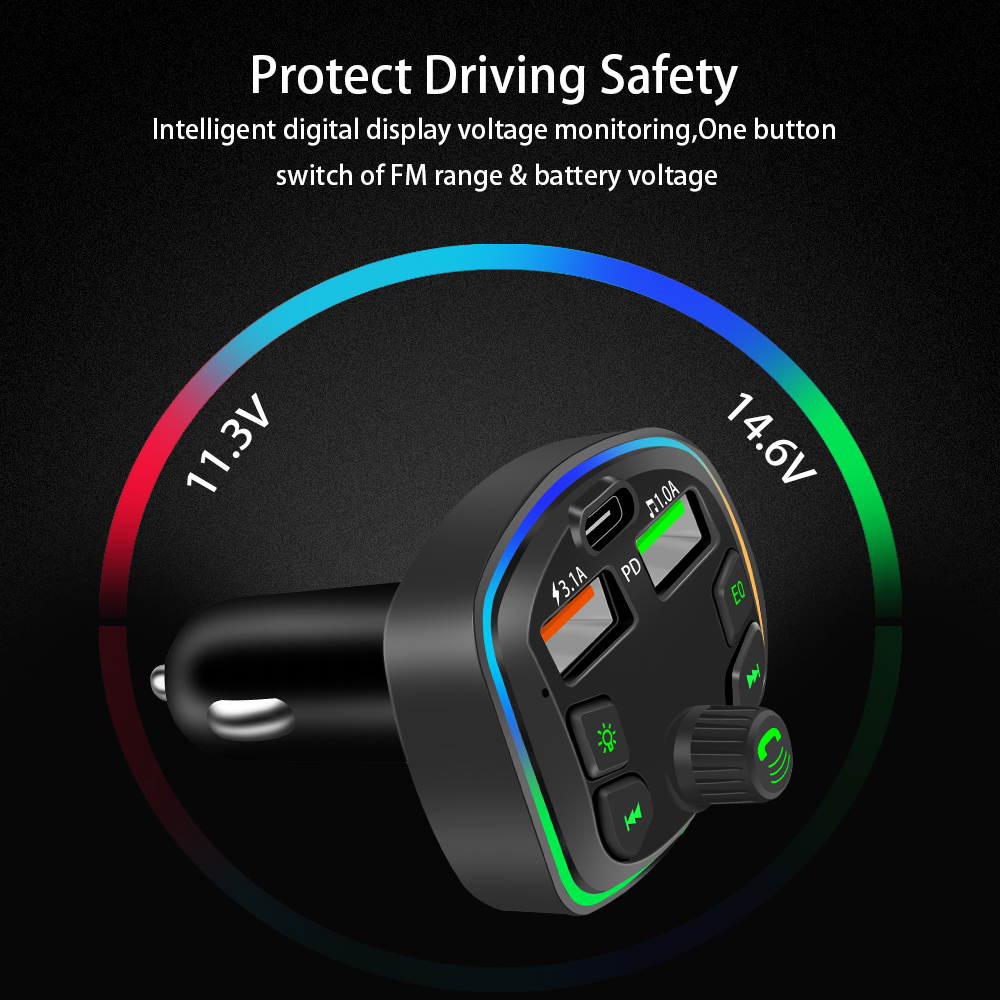 ภาพประกอบของ ของแท้ 100% CAR G7 Blth FM Transmitter MP3 Music Player SD USB หัวชาร์จ อุปกรณ์รับสัญญาณ บลูทูธในรถยนต์ ตัวรับสัญญาณ บลูทูธในรถยนต์ สัญญาณบลูทูธจากโทรศัพท์