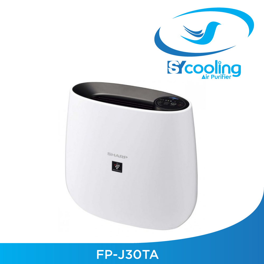 SHARP เครื่องฟอกอากาศ FP-J30TA ประกันศูนย์ชาร์ป 1 ปี  เครื่องฟอกอากาศชาร์ป ขนาด 23 ตรม. Sharp Air Purifier พร้อมส่ง!!