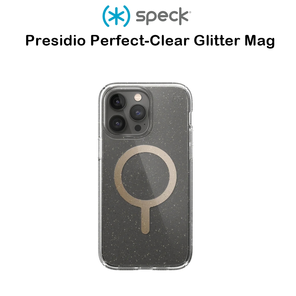 Speck Perfect Clear Glitter Case for iPhone 13