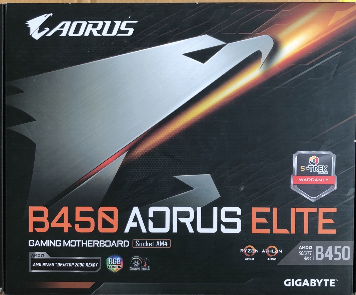 MAINBOARD (เมนบอร์ด) AM4 GIGABYTE B450 AORUS ELITE มือสอง Lazada