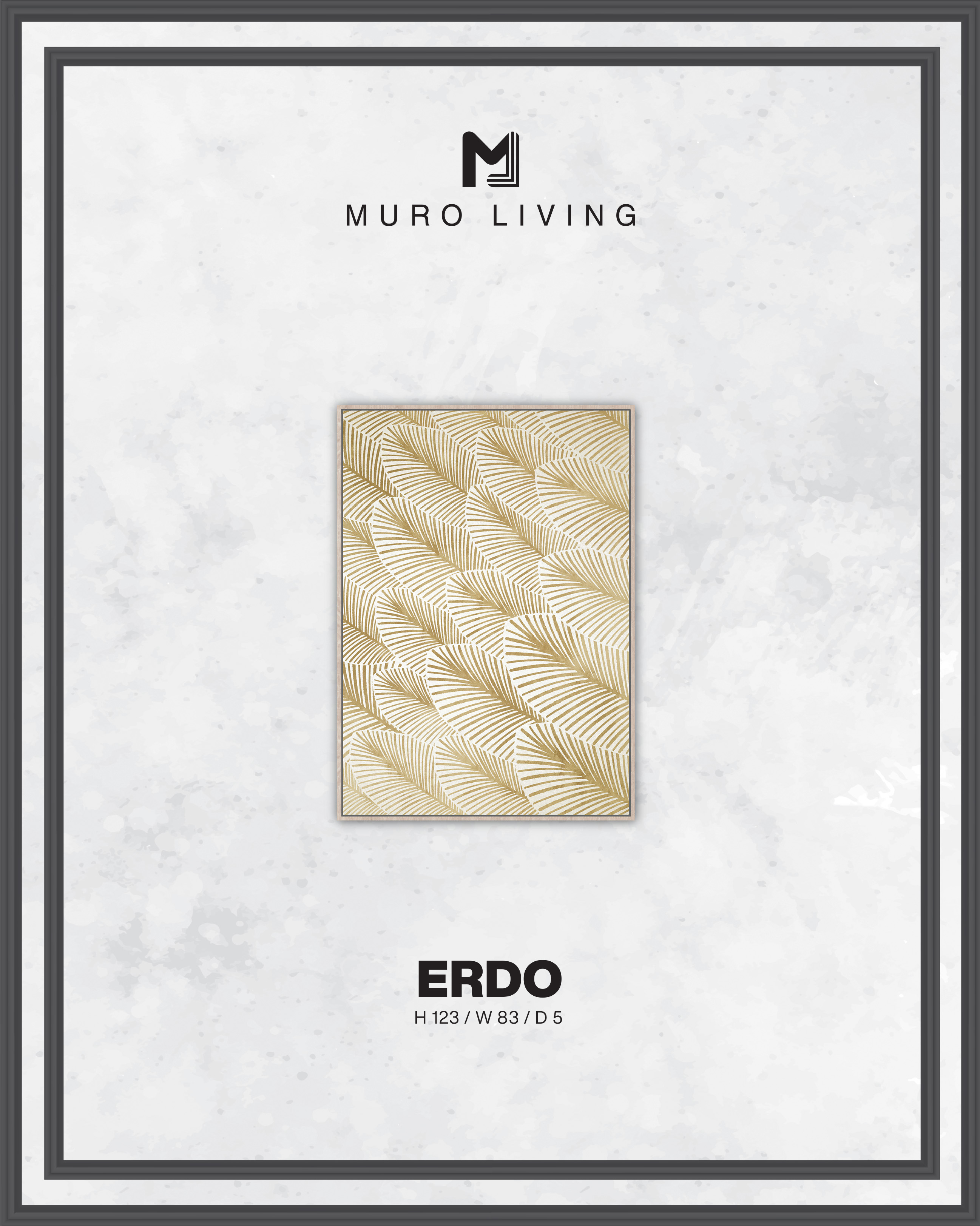 Muro Living รูปภาพตกแต่งดีไซน์ รุ่น ERDO ราคา 8,590 บาท*ส่งฟรี