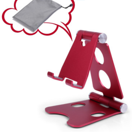 Phone Desk Stand Holder - ที่วางโทรศัพท์ตั้งโต๊ะ,Aluminum Desktop Solid Portable Universal Desk Stand for All Mobile Smart Phone Tablet Display QT Mobile