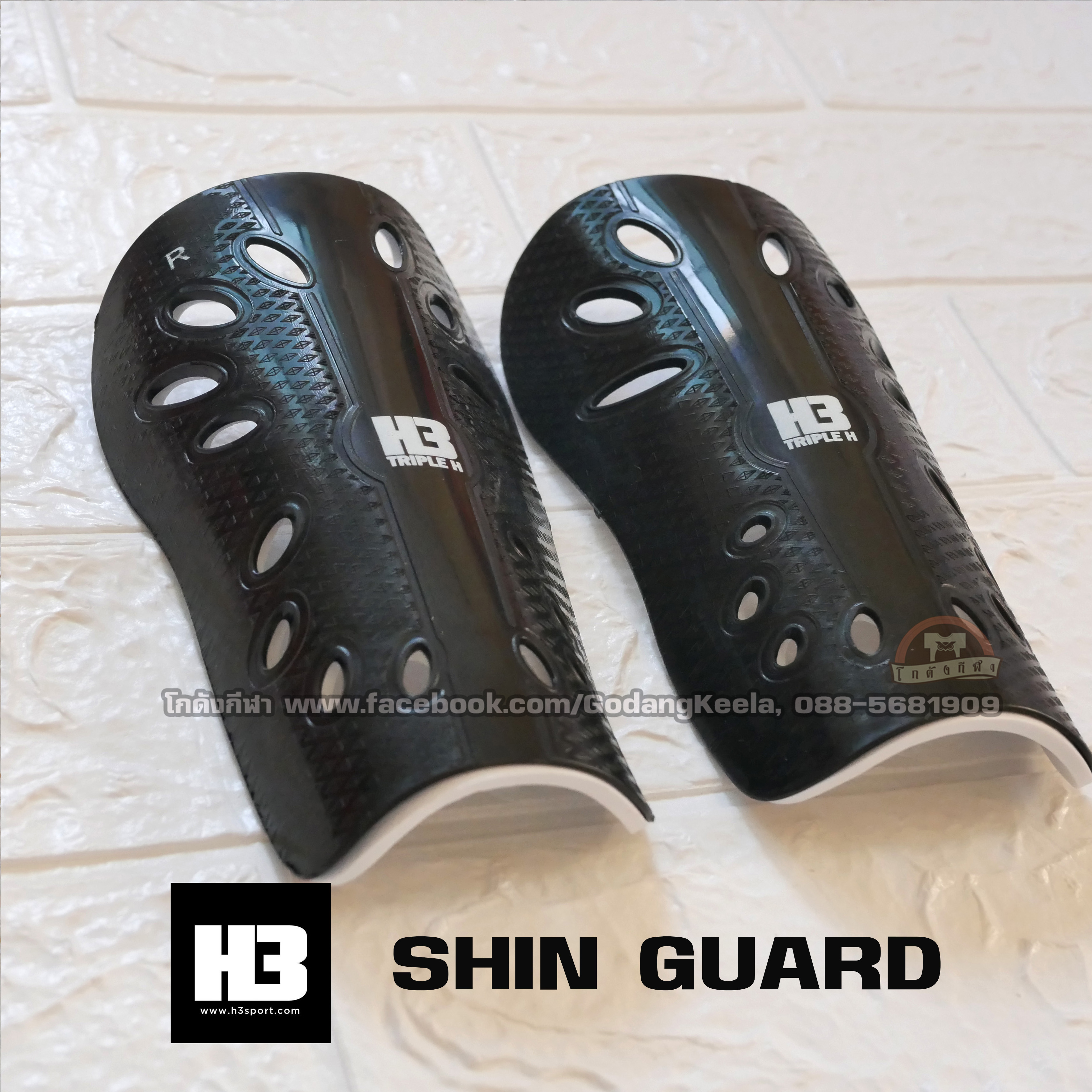 H3 สนับแข้งผู้ใหญ่ สนับแข้ง SHIN GUARDS SOCCER ของแท้ 100%
